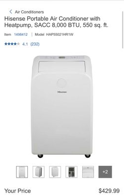 Hisense Portable Air Conditioner with Heatpump
