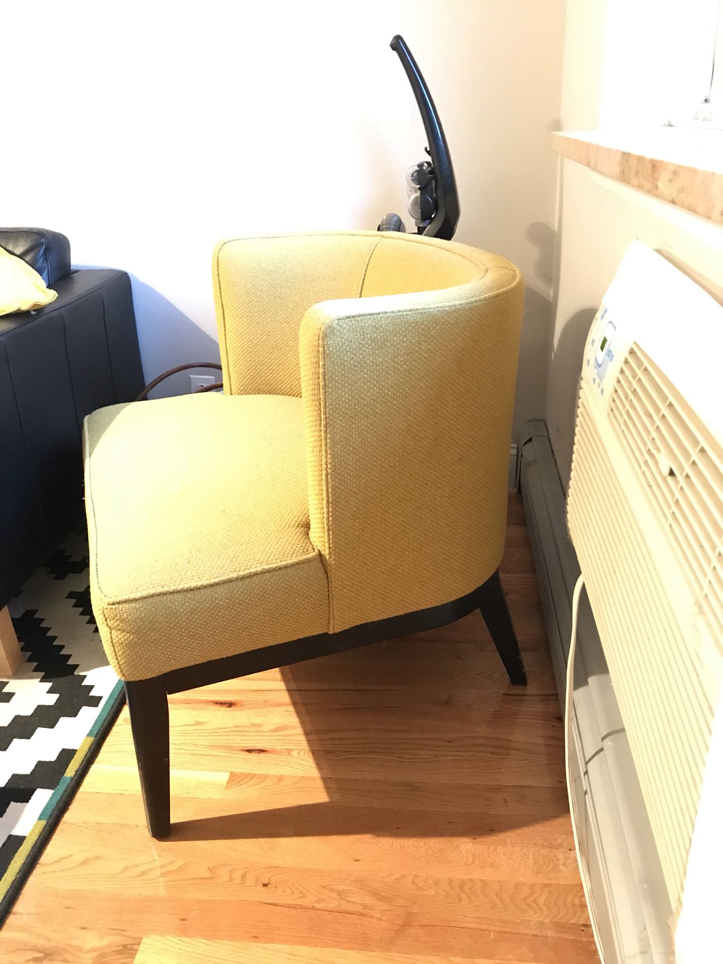 Crate and Barrel Luxe Crimson Yellow Grayson Chair for Sale in