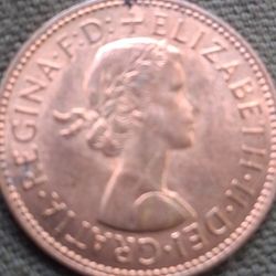1967 English  Half Penny 