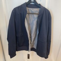 Banana Republic - Men’s Reversible Fabric Bomber Jacket - NWT