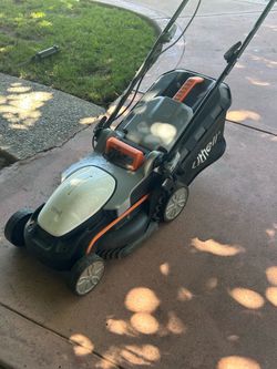 Electric lawnmower 2 batteries