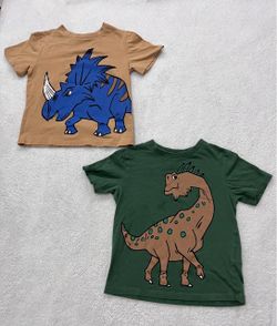 Kids Dinosaur Graphic T-Shirts Set of 2