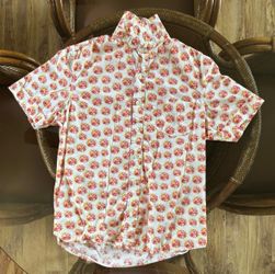 Vintage Kennington California Men’s (M) Short Sleeve Button Collar Shirt Cotton
