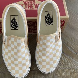 VANS Checkerboard Shoes Size 5 Boys