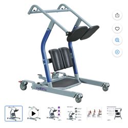 ProHeal Premium Stand Assist Lift - Sit to Stand Standing Transfer Lift - Fall Prevention Patient Transfer Lifter - 500lb Capacity