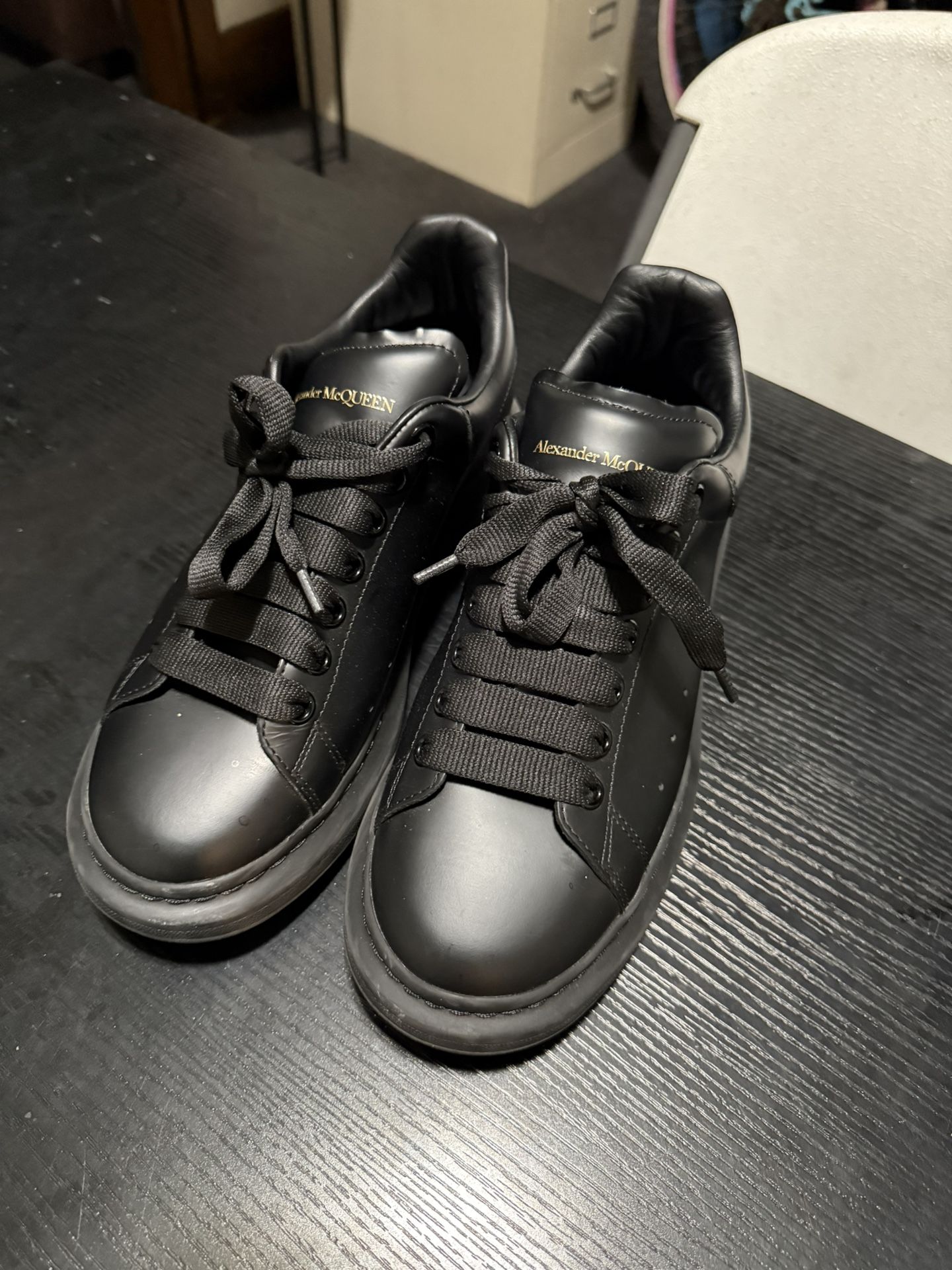 Alexander McQueen shoes, Size 8, Black