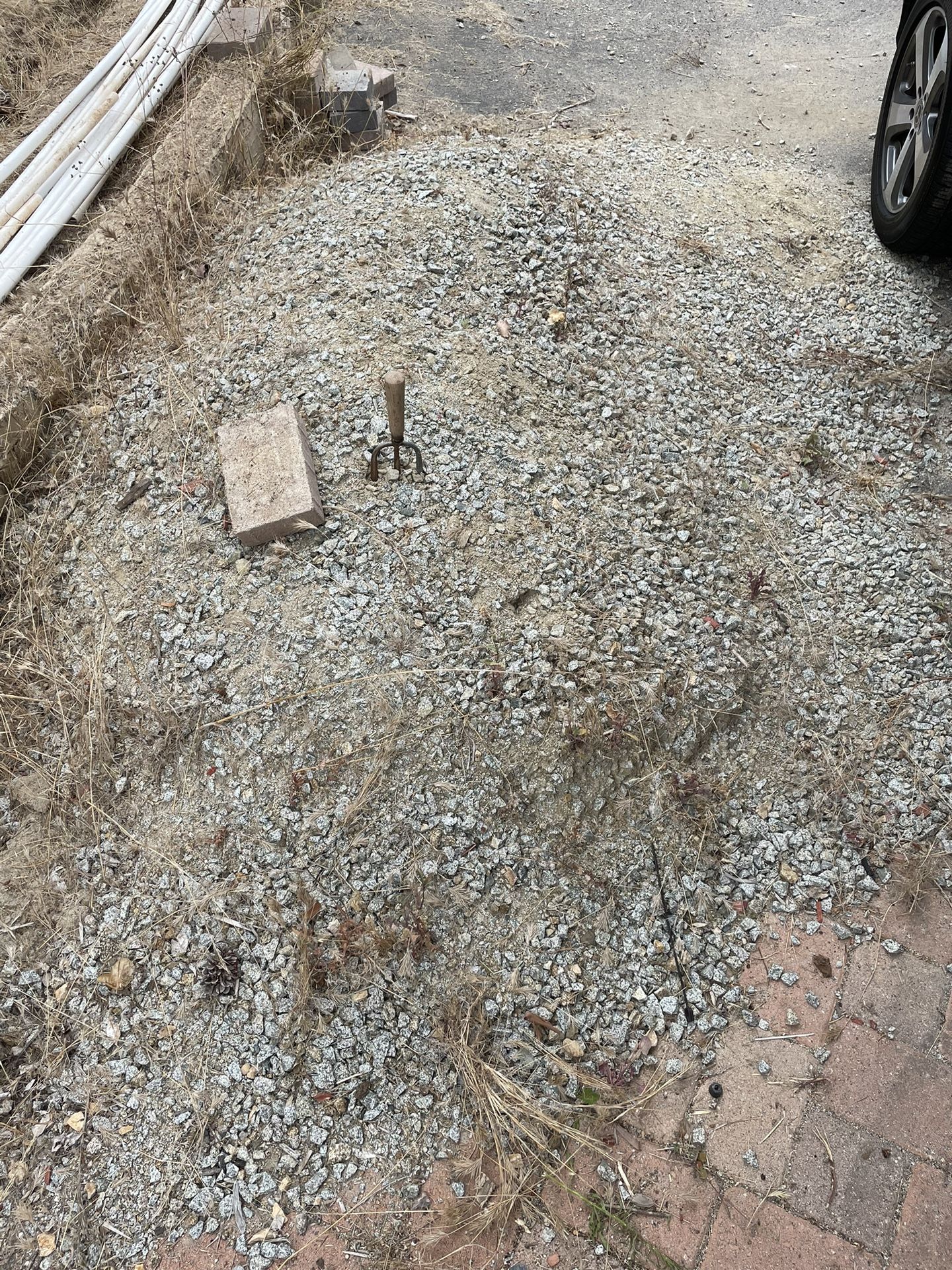 Paver Aggregate Base Layer (50/50 Sand And 3/8 Crushed Rock Mix)