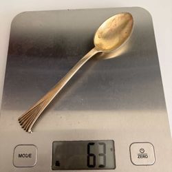 Heavy Sterling Silver Spoon