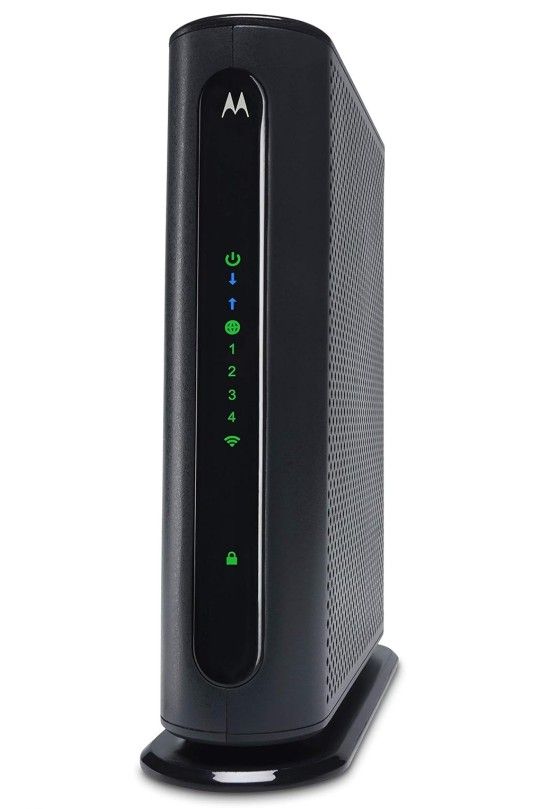 Motorola MG7315 Modem WiFi Router Combo | DOCSIS 3.0 Cable Modem + N450 Single Band Wi-Fi Gigabit Router | 343 Mbps Max Speeds
