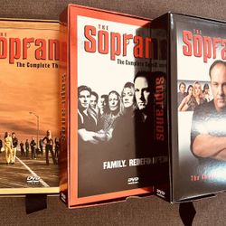 The Sopranos HBO Tv Series DVD Seasons 1,2&3 And 5