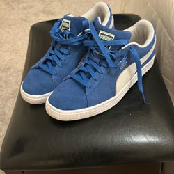 Puma Suede Size 10 Blue 