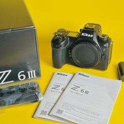Nikon Z6 III FX 24.5MP Mirrorless Camera Body