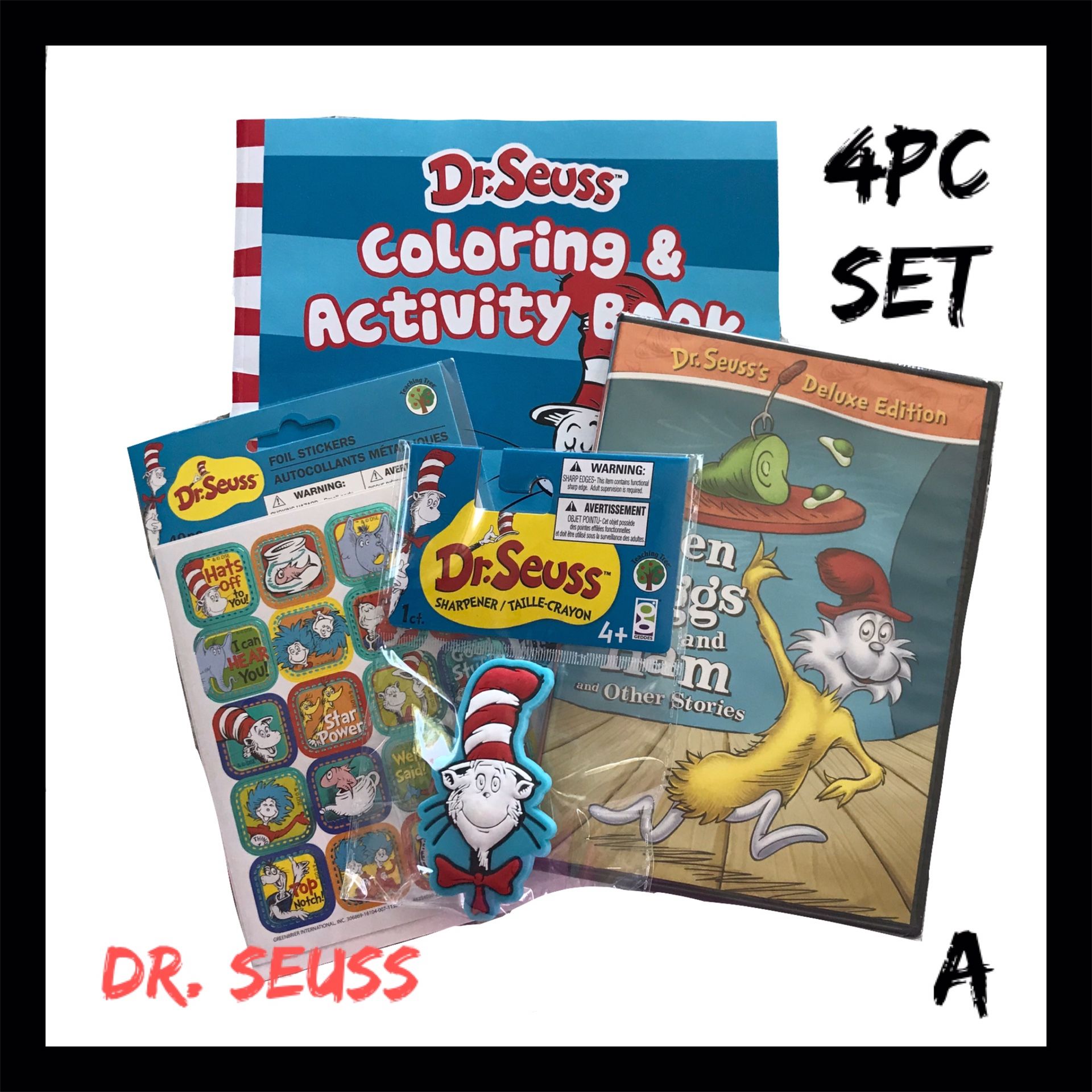 NWT Dr. Seuss 4pc gift set