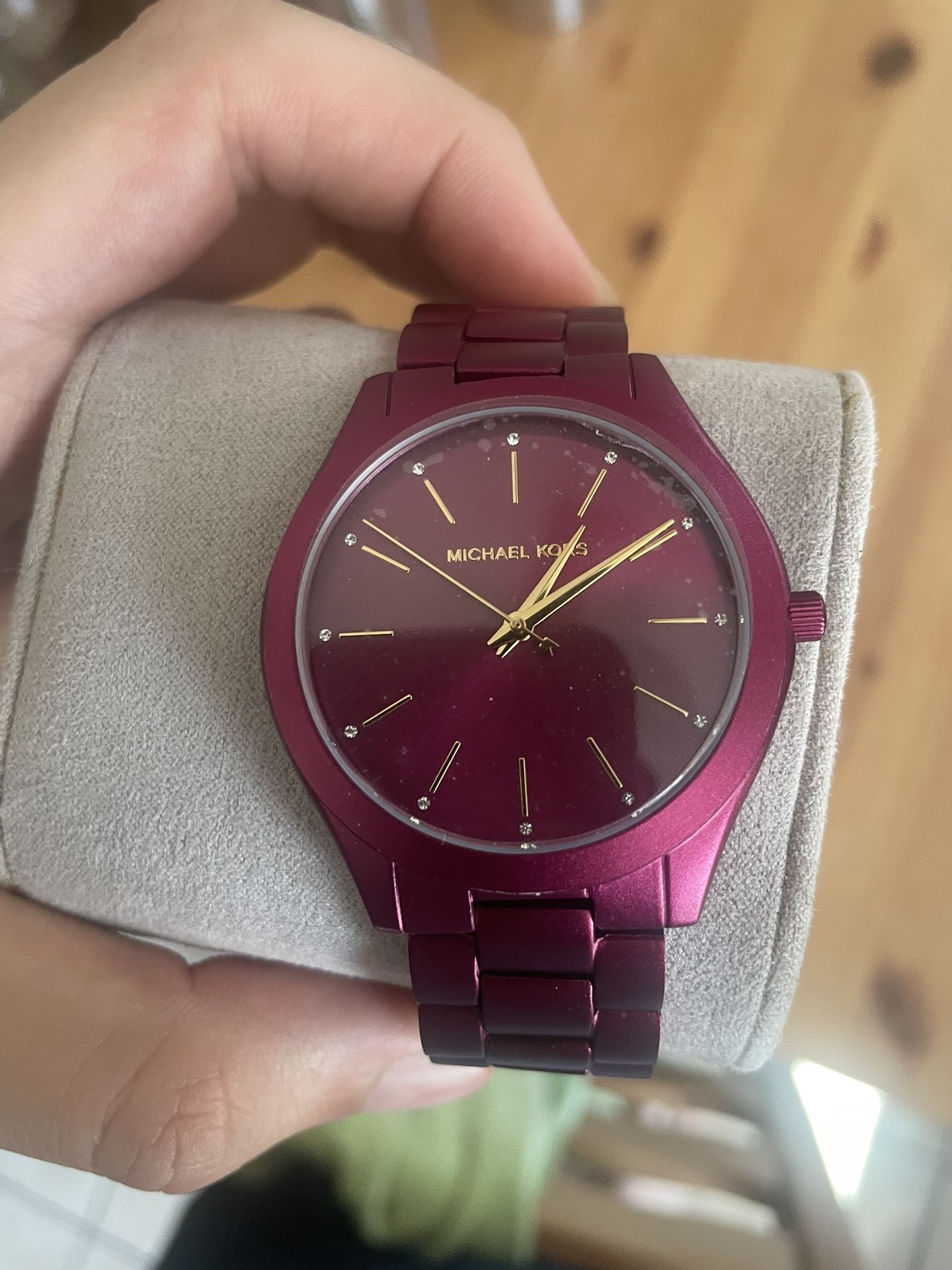 Michael Kors Watch Brand New, Slim Runway Berry-Tone  display picture 2