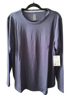 NWT Jockey Brand Long Sleeve Crew Neck Tee Color Blue 2XL
