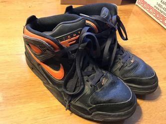 Nike high-top basketball shoes
