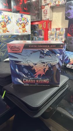 New Pokemon Chaos Rising Etb Sealed