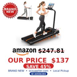 CHAOKE Walking Pad Treadmill for Home — 3.0HP, 7.5 MPH, 10% Incline — Brand New