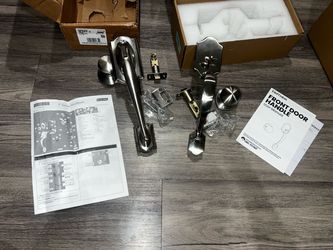 Two Front Door Handleset Set