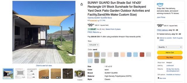 New Sunshade
