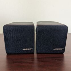 Two (2) Bose Single Cube Replacement Speaker Redline Lifestyle/Acoustimass Black