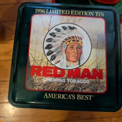Vintage Red Man Tin