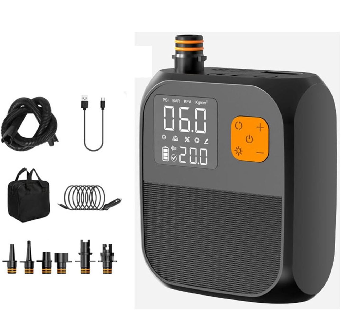 Boat Kayak Accessories Durable Electric Air Pump for Paddleboard Tent Mattress
