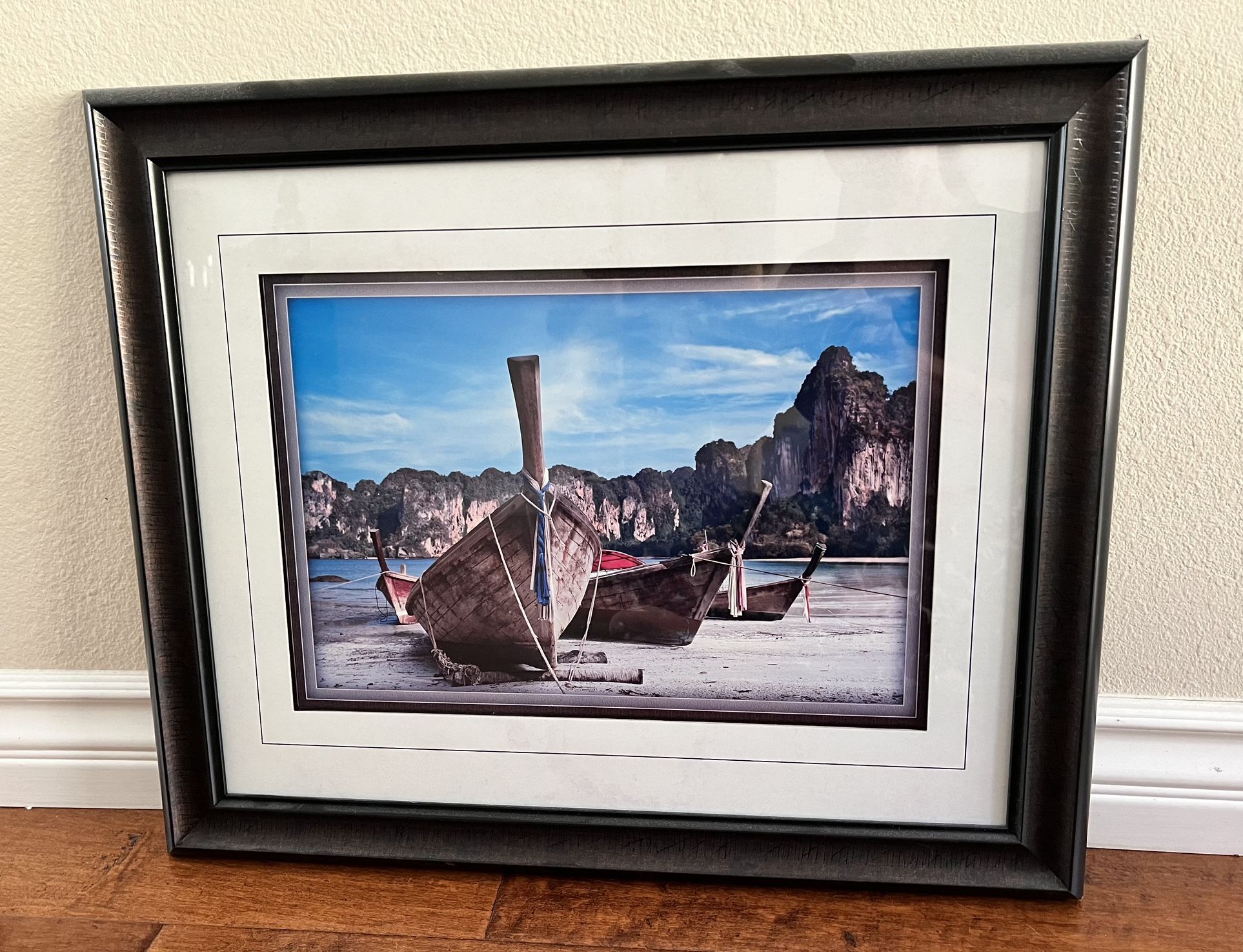 Coastal Wood Boats Picture