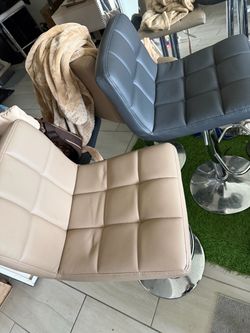 Brown/Beige & Grey Barstools