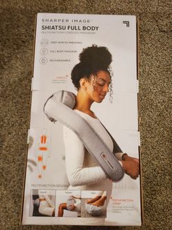 NIB-Sharper Image Shiatsu Full Body Massager