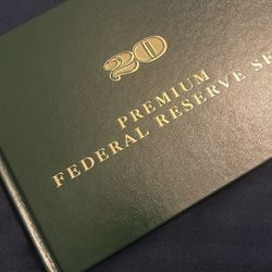 1996 $20 Premium Federal Reserve Sets,557,558