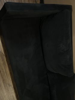 Black Velvet Couch