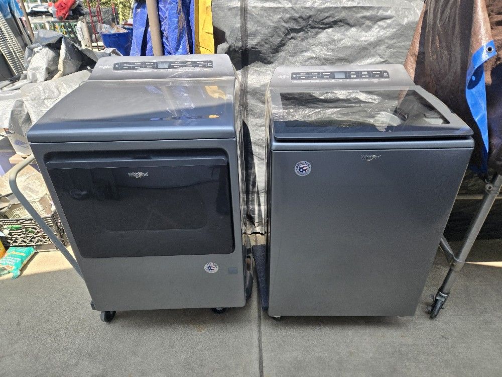 washer and dryer.