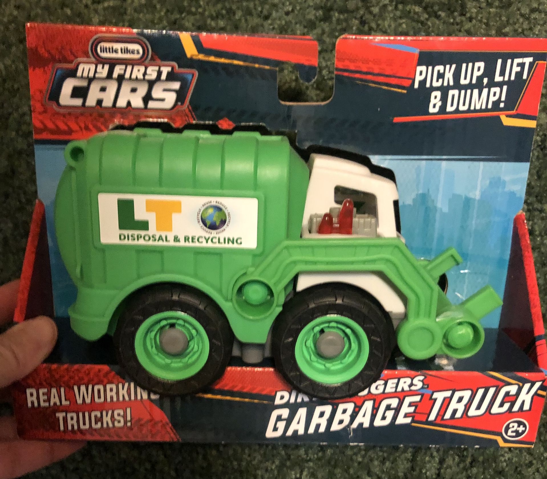LITTLE TIKES Garbage Truck & FIRETRUCK New