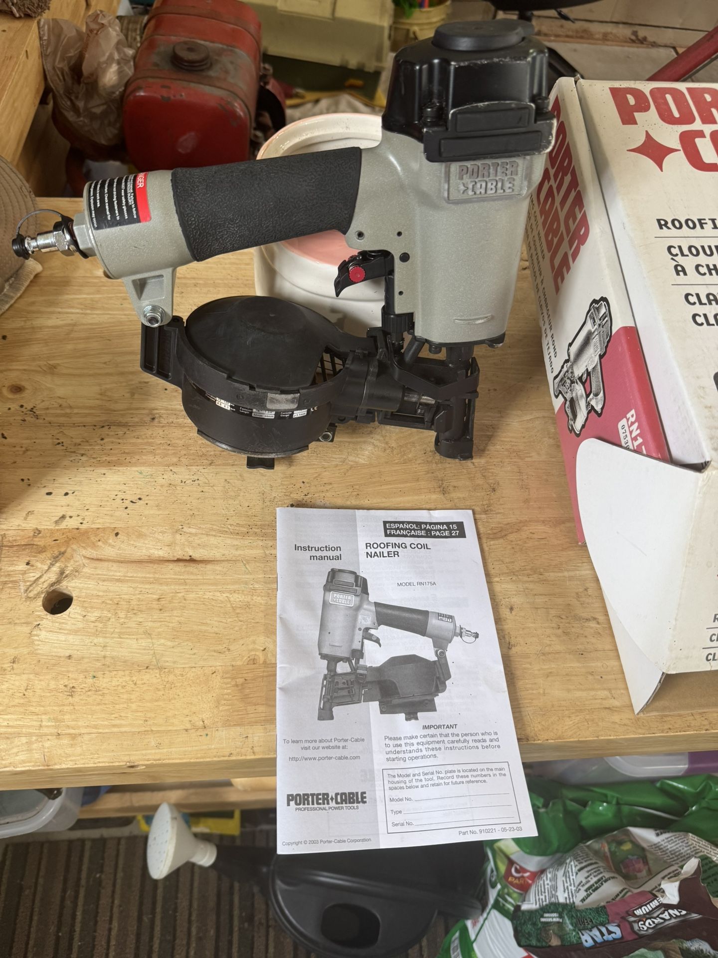 Porter Cable Roofing Nailer
