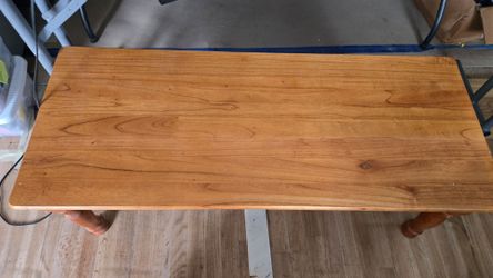 Wood coffee table