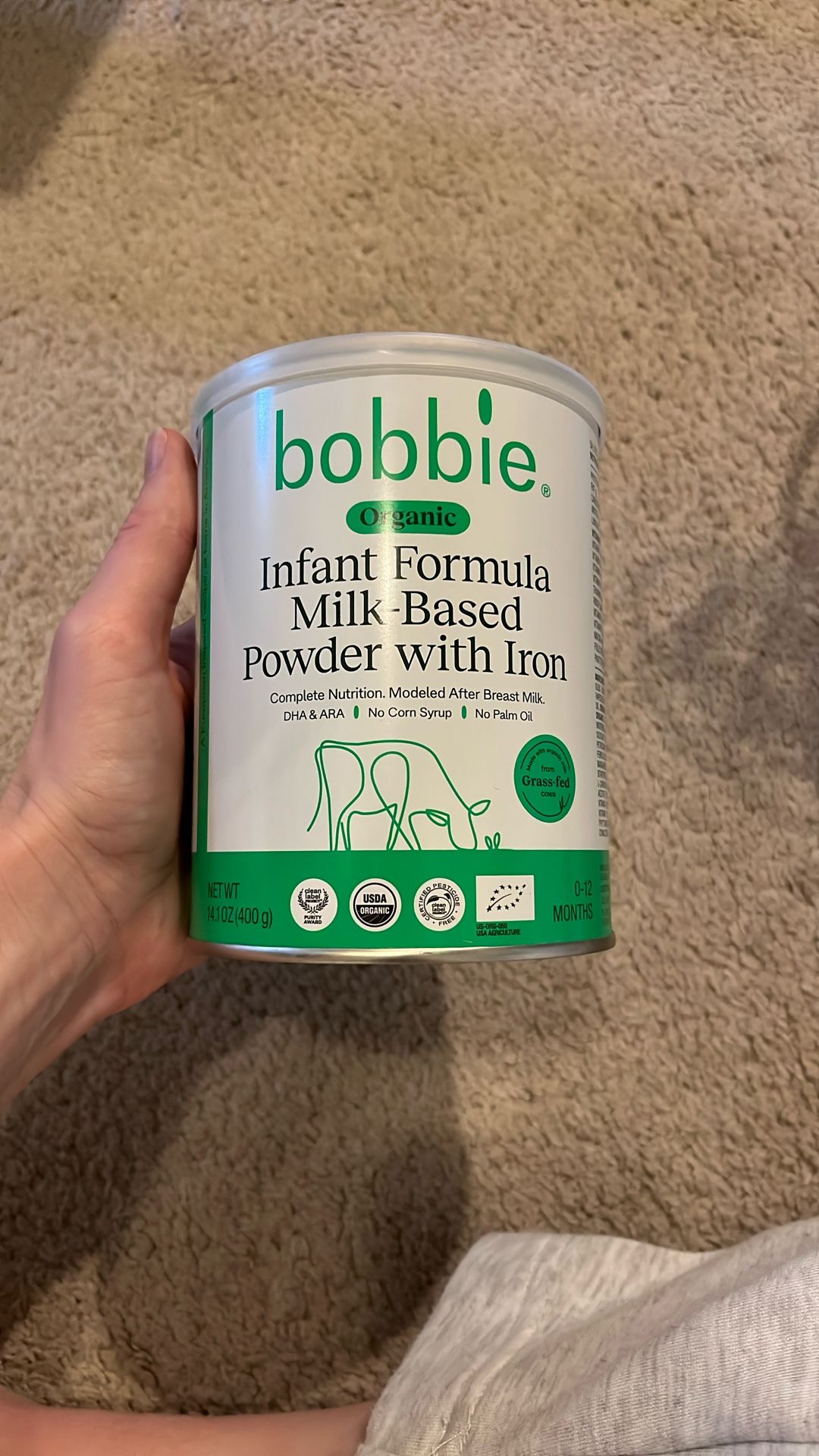 FREE unopened Bobbie formula 
