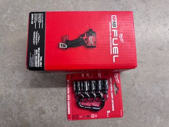 🛠️ MILWAUKEE M18 FUEL 1/4" IMPACT (TOOL ONLY) + 5-PC BIT HOLDER ✨ (FIRM)