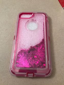 Casé iPhone 7plus 8plus Glitter liquid brand new 3
