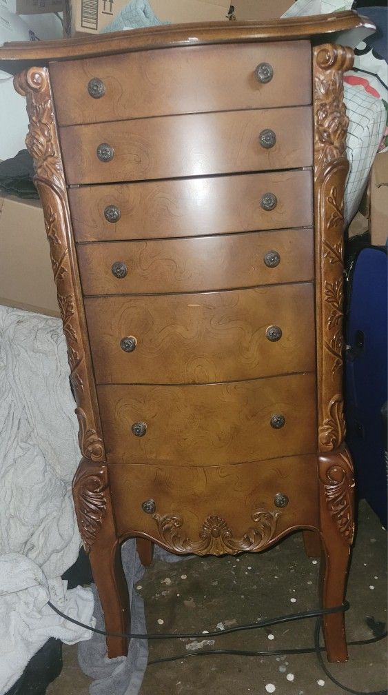 Antique Jewelry Cabinet