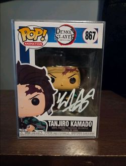 Funko Pop Tanjiro Kamado Signed w/ COA