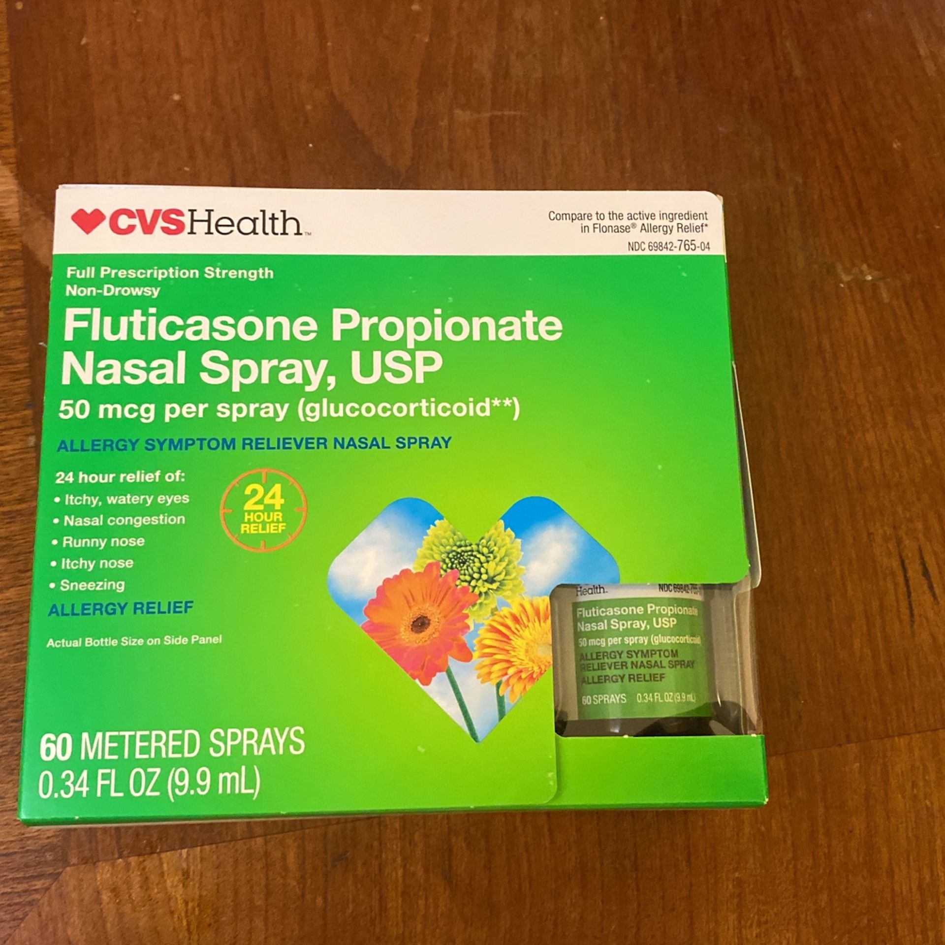 CVS Health Fluticasone Propionate Nasal Spray, USP 50mcg, 60 Sprays