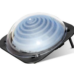 Solar Dome Inground & Above Ground Swimming Pool Water Heater Black New