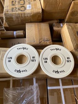 Fractional Weight Plates Set, 1.25 lbs Pair