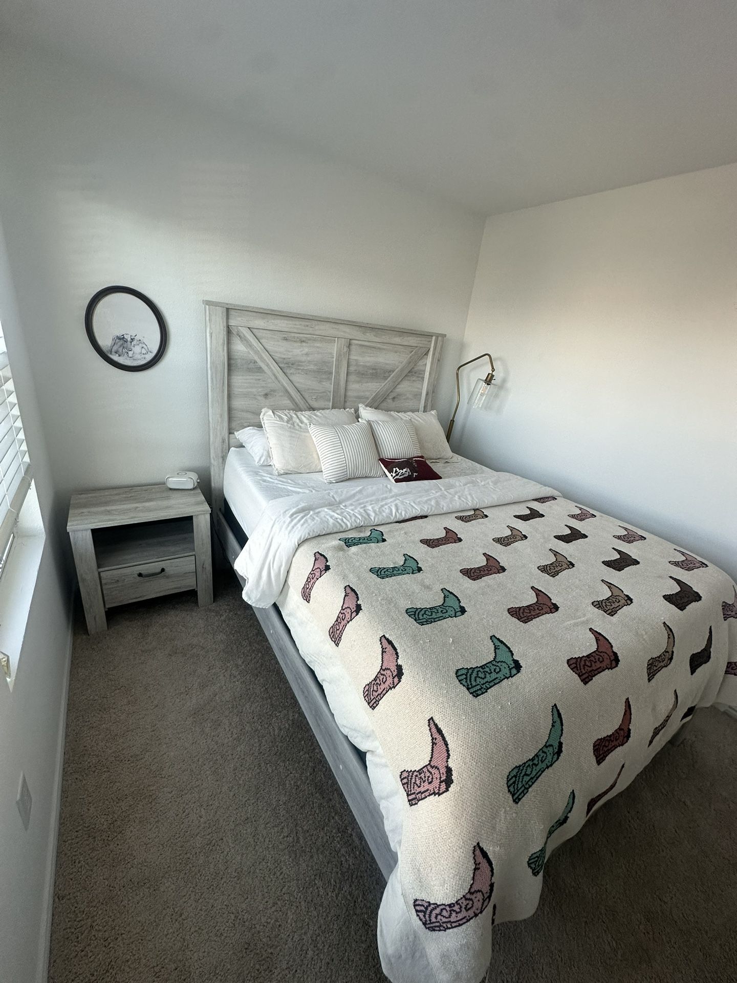 Bed frame & Night Stand