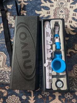 Nuvo jSax Compact Saxophone White and Blue in C