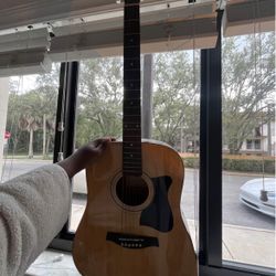 Brand New Ibanez guitar with stand and capo