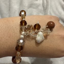 Genuine Mexican .925 Silver Bracelet with Sunstone – Handmade & Elegant