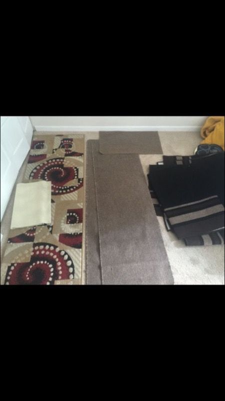 Area rugs, runners, welcome mats