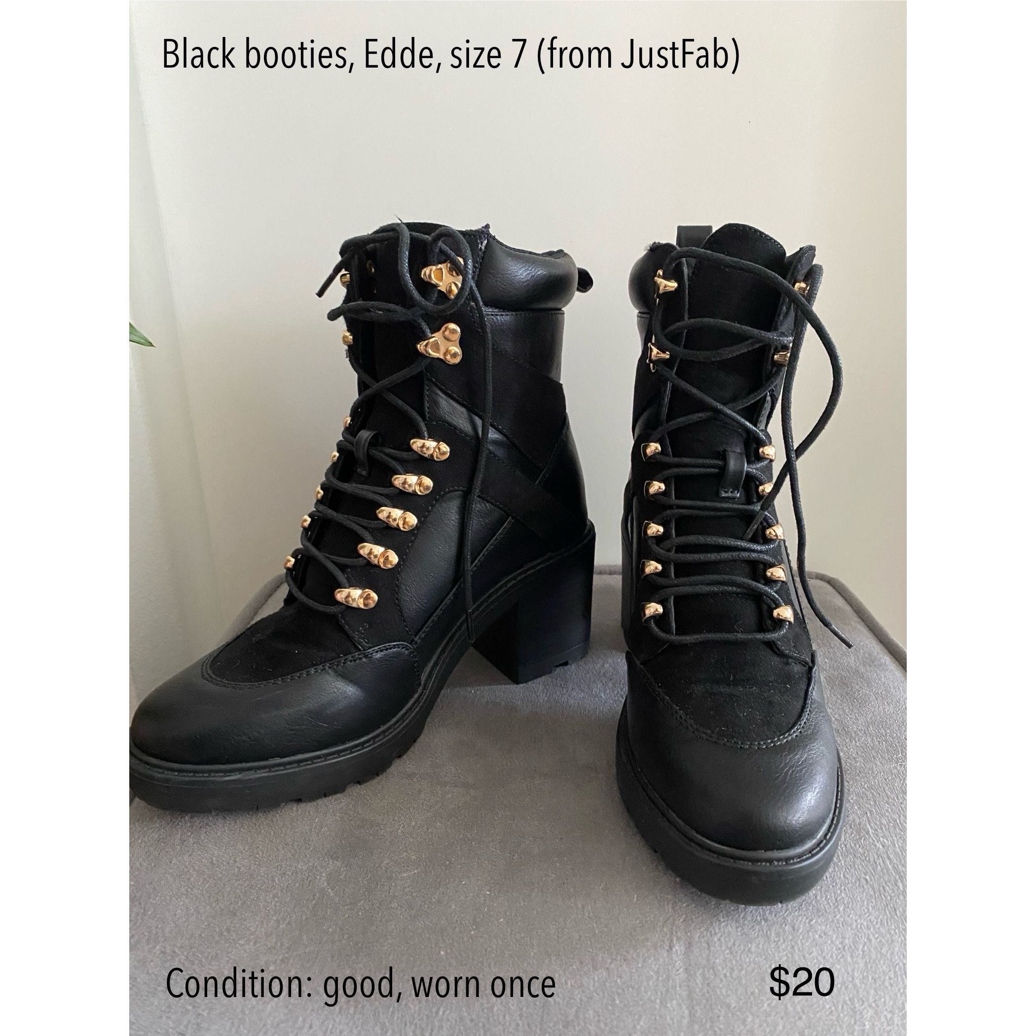 Black Booties (shoelace)